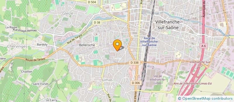 localisation de l'entreprise MONSIEUR FRANCK ARMAND  VILLEFRANCHE-SUR-SAONE