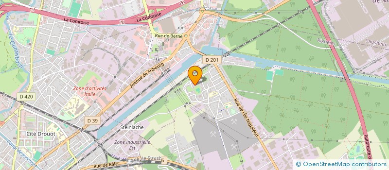 localisation de l'entreprise MONSIEUR FRANCK ARMSPACH  RIXHEIM