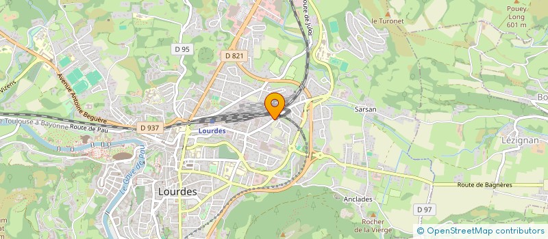 localisation de l'entreprise MONSIEUR FRANCK ARNAUDIN  LOURDES