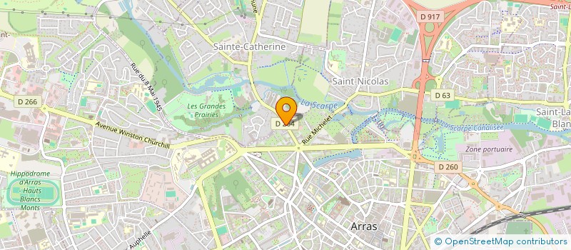 localisation de l'entreprise MONSIEUR FRANCK ARNOULD à ARRAS