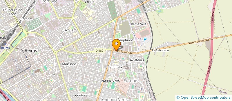 localisation de l'entreprise MONSIEUR FRANCK ARNOULD  REIMS