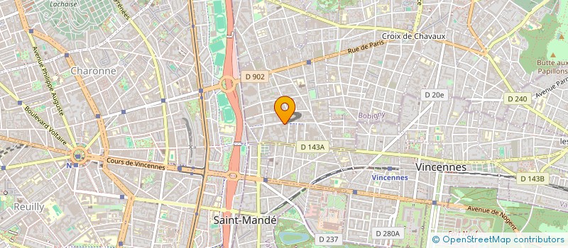 localisation de l'entreprise MONSIEUR FRANCK AUBERT à MONTREUIL
