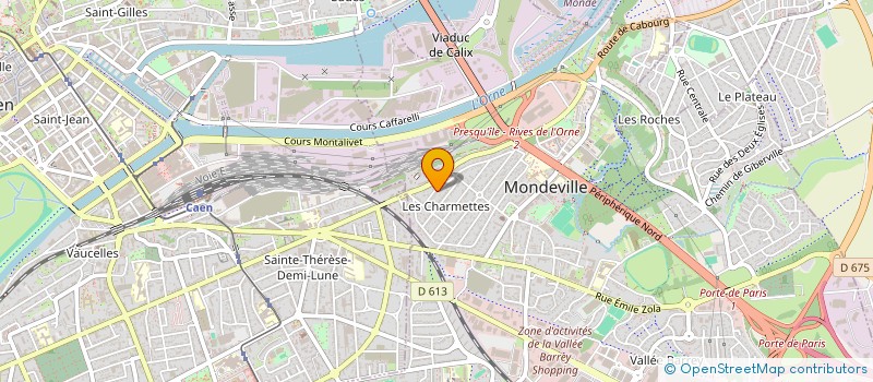 localisation de l'entreprise MONSIEUR FRANCK AUBERT à MONDEVILLE