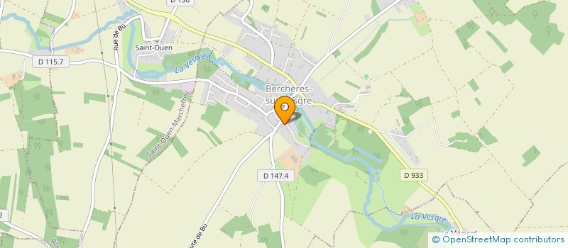 localisation de l'entreprise MONSIEUR FRANCK AUBERT à BERCHERES-SUR-VESGRE
