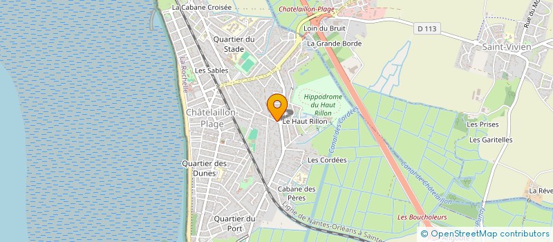 localisation de l'entreprise MONSIEUR FRANCK AUBRY à CHATELAILLON-PLAGE