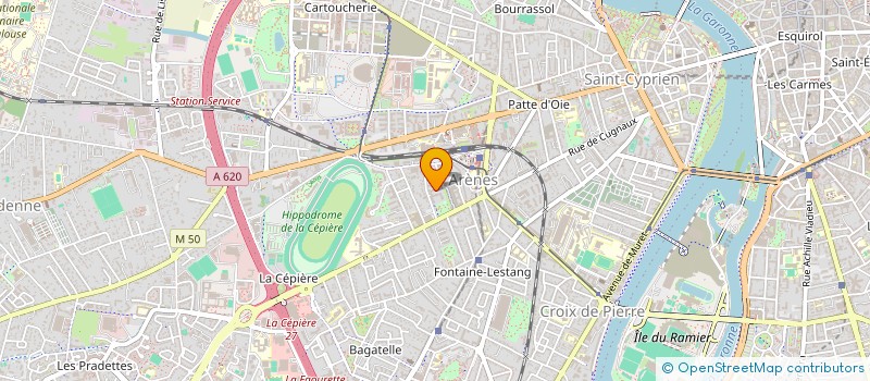localisation de l'entreprise MONSIEUR FRANCK AUDE à TOULOUSE