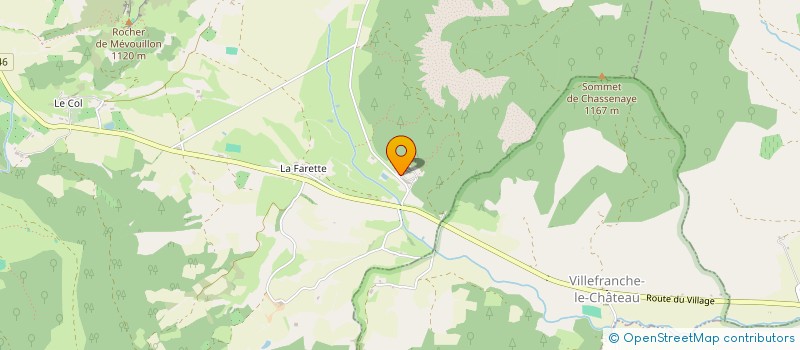 localisation de l'entreprise MONSIEUR FRANCK AUDIBERT  MEVOUILLON