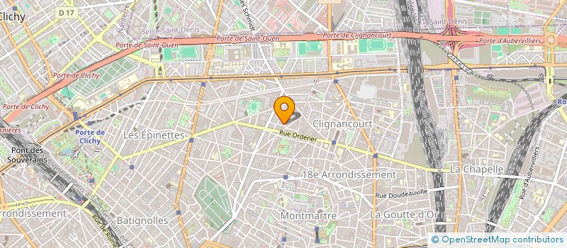 localisation de l'entreprise MONSIEUR FRANCK AUDIGAND  PARIS