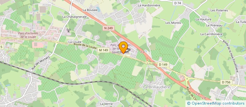 localisation de l'entreprise MONSIEUR FRANCK AUDOUIN  HAUTE-GOULAINE