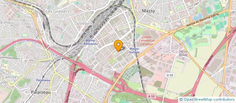 localisation de l'entreprise MONSIEUR FRANCK AUGER à MASSY