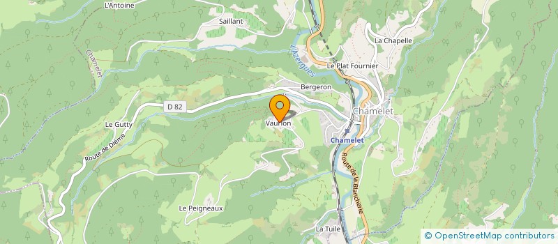 localisation de l'entreprise MONSIEUR FRANCK AURAY  CHAMELET