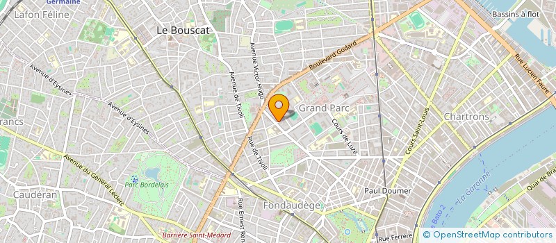 localisation de l'entreprise MONSIEUR FRANCK AUSSUDRE  BORDEAUX