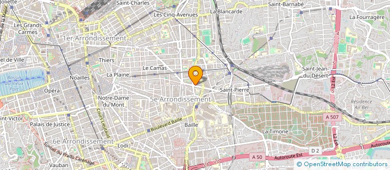 localisation de l'entreprise MONSIEUR FRANCK AUVRAY à MARSEILLE