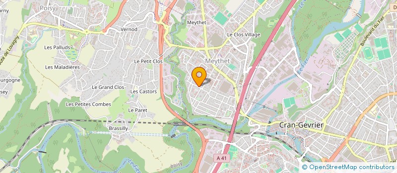 localisation de l'entreprise MONSIEUR FRANCK-AYMERICK CUCCIARDI  ANNECY