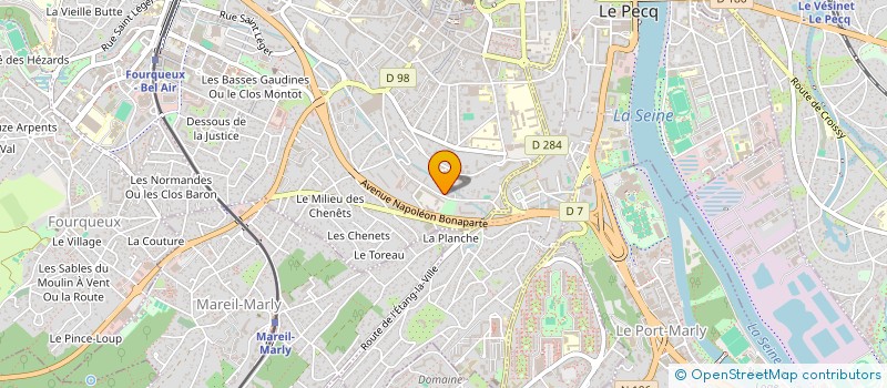 localisation de l'entreprise MONSIEUR FRANCK AYMONIN  SAINT-GERMAIN-EN-LAYE