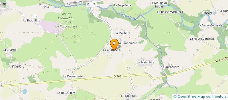 localisation de l'entreprise MONSIEUR FRANCK BABONNEAU à GETIGNE