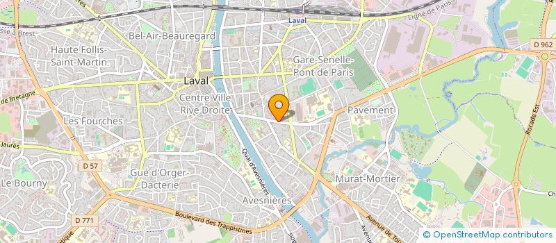 localisation de l'entreprise MONSIEUR FRANCK BACHELET à LAVAL