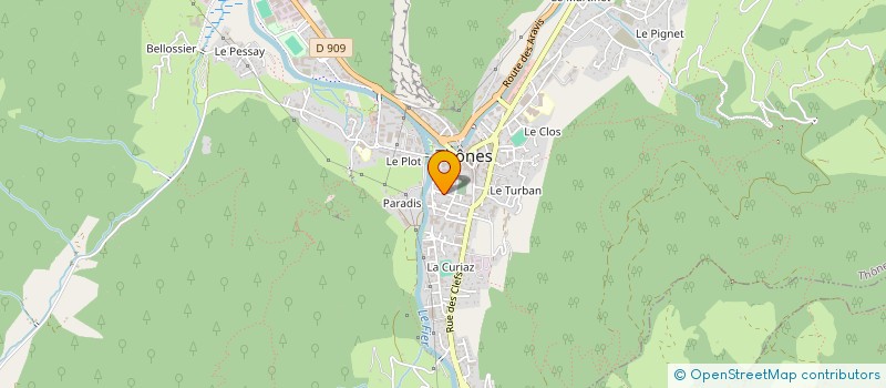 localisation de l'entreprise MONSIEUR FRANCK BADUEL  LE BOUCHET-MONT-CHARVIN