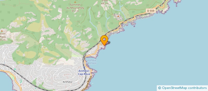 localisation de l'entreprise MONSIEUR FRANCK BAILLET  SAINT-RAPHAEL