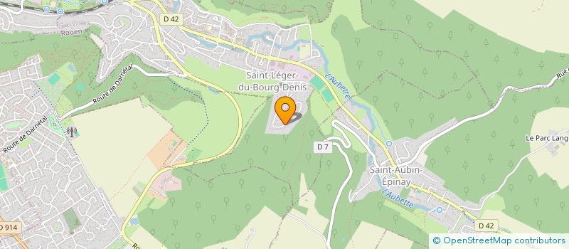 localisation de l'entreprise MONSIEUR FRANCK BAILLIOT  SAINT-LEGER-DU-BOURG-DENIS