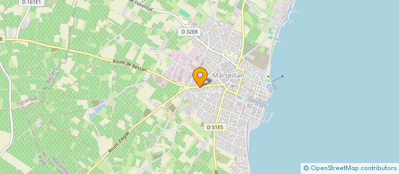 localisation de l'entreprise MONSIEUR FRANCK BAISSE à MARSEILLAN