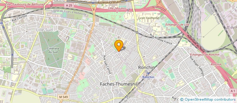 localisation de l'entreprise MONSIEUR FRANCK BAKAM à LILLE