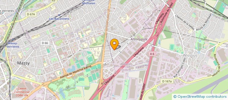 localisation de l'entreprise MONSIEUR FRANCK BAKAYOKO à ANTONY