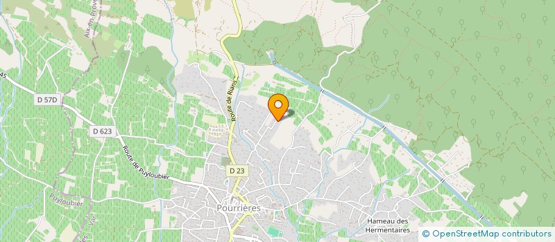 localisation de l'entreprise MONSIEUR FRANCK BALEDENS  POURRIERES