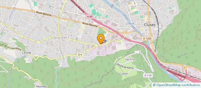 localisation de l'entreprise MONSIEUR FRANCK BALLESTO à SCIONZIER
