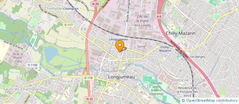 localisation de l'entreprise MONSIEUR FRANCK BALLO  LONGJUMEAU