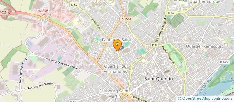 localisation de l'entreprise MONSIEUR FRANCK BALLUET à SAINT-QUENTIN