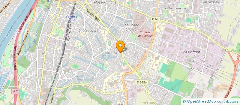 localisation de l'entreprise MONSIEUR FRANCK BALSAN  VALENCE