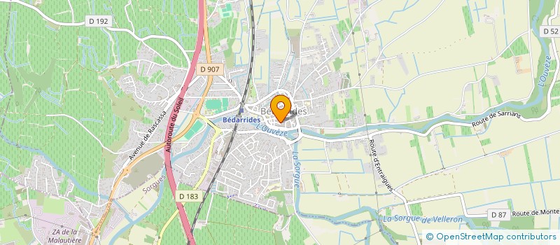 localisation de l'entreprise MONSIEUR FRANCK BAMBOSCHECK à BEDARRIDES