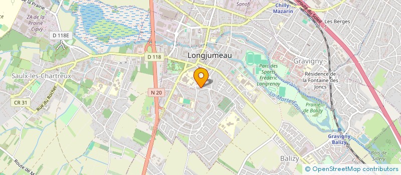 localisation de l'entreprise MONSIEUR FRANCK BAO à LONGJUMEAU