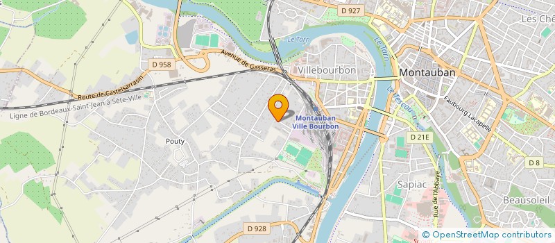 localisation de l'entreprise MONSIEUR FRANCK BAPTISTE  MONTAUBAN