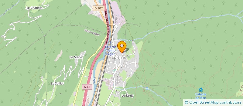 localisation de l'entreprise MONSIEUR FRANCK BARBERA  EPIERRE