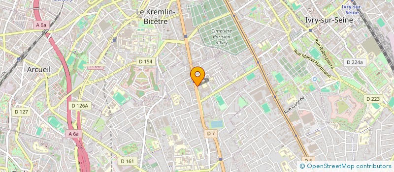 localisation de l'entreprise MONSIEUR FRANCK BARBIER  VILLEJUIF