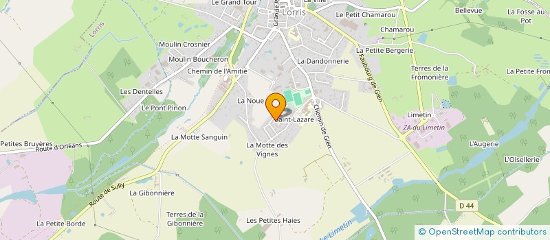 localisation de l'entreprise MONSIEUR FRANCK BARDON à LORRIS