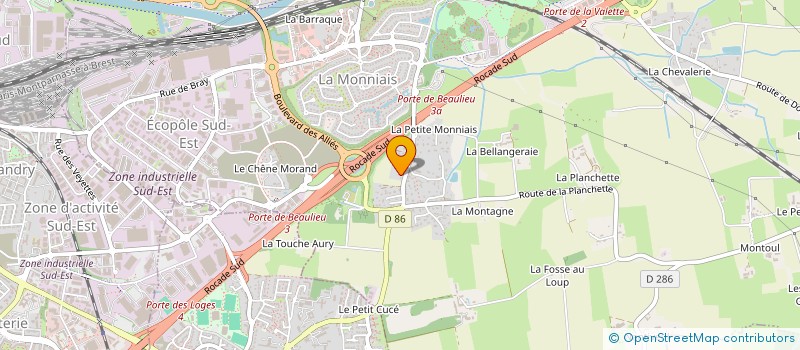 localisation de l'entreprise MONSIEUR FRANCK BARON  CESSON-SEVIGNE