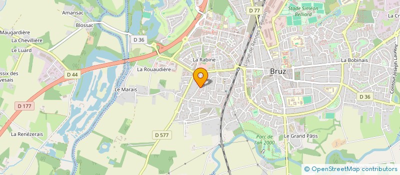 localisation de l'entreprise MONSIEUR FRANCK BARON à BRUZ