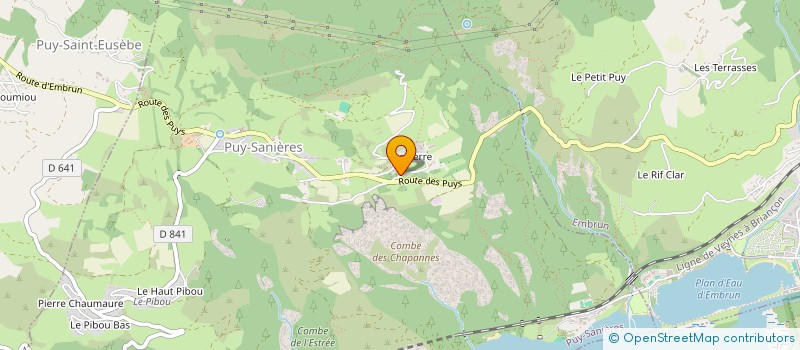 localisation de l'entreprise MONSIEUR FRANCK BARRAL  LES ORRES