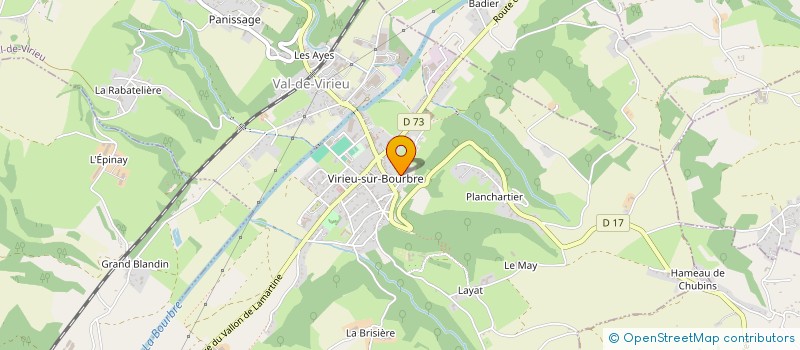 localisation de l'entreprise MONSIEUR FRANCK BARRAS  VAL-DE-VIRIEU