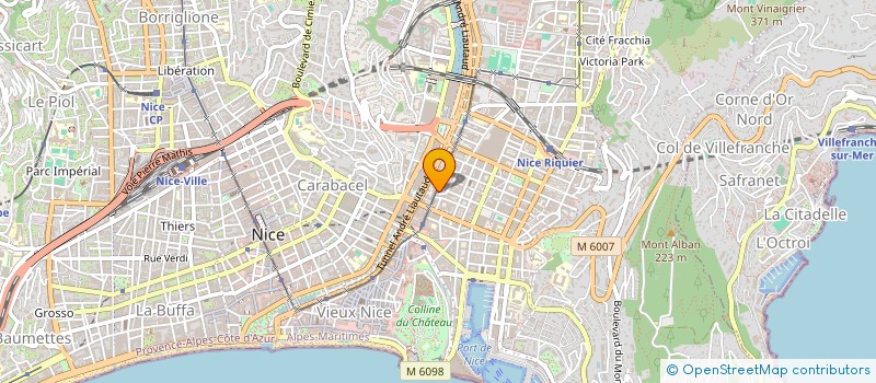 localisation de l'entreprise MONSIEUR FRANCK BARRAULT à NICE