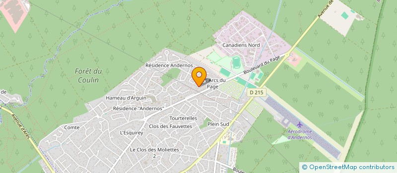 localisation de l'entreprise MONSIEUR FRANCK BARRIERE à ANDERNOS-LES-BAINS