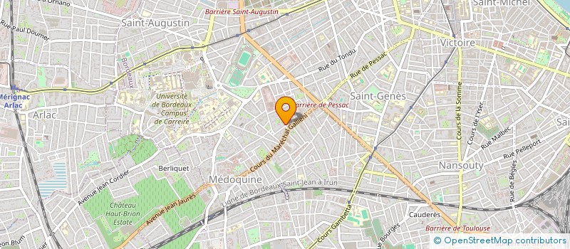 localisation de l'entreprise MONSIEUR FRANCK BARZANTI  BORDEAUX