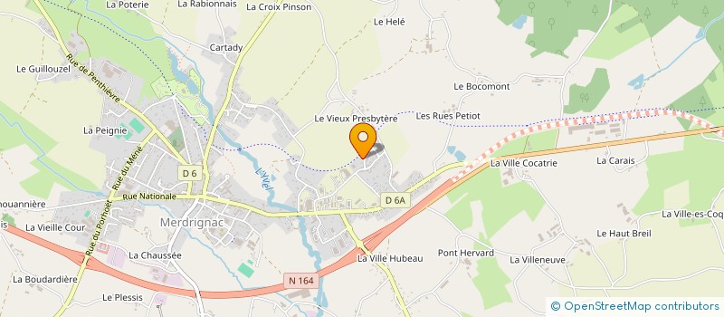 localisation de l'entreprise MONSIEUR FRANCK BASSON  MERDRIGNAC