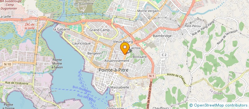 localisation de l'entreprise MONSIEUR FRANCK BASTARAUD à LES ABYMES