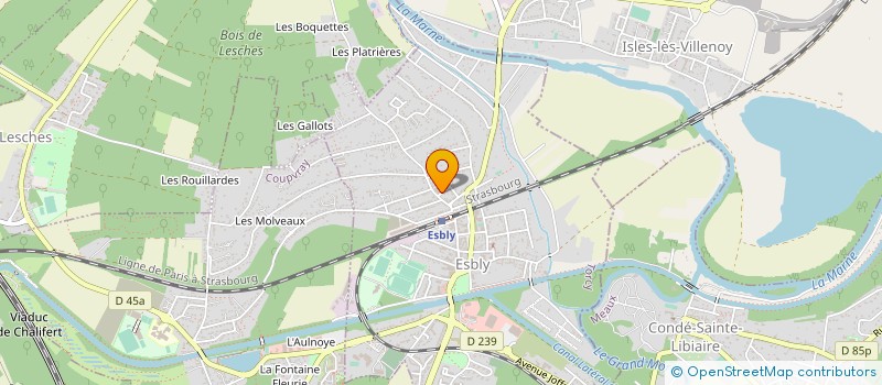 localisation de l'entreprise MONSIEUR FRANCK BASTIC à ESBLY