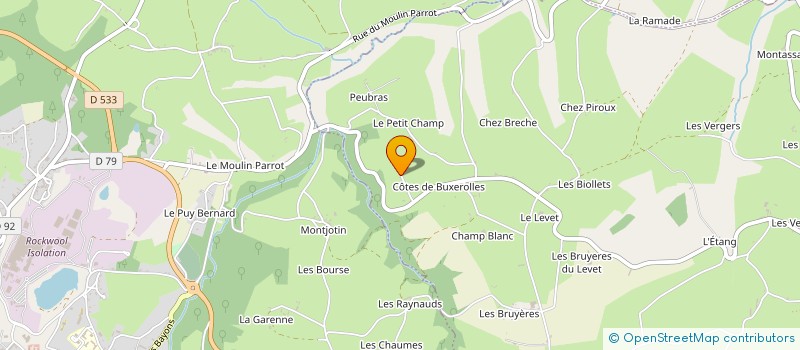 localisation de l'entreprise MONSIEUR FRANCK BASTIDE  MOUREUILLE