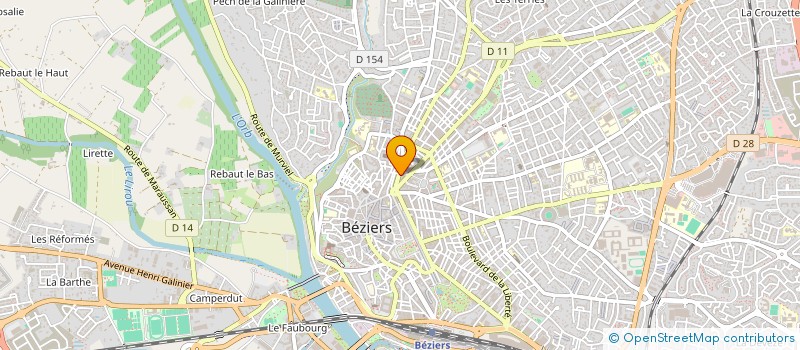 localisation de l'entreprise MONSIEUR FRANCK BASULTO  BEZIERS